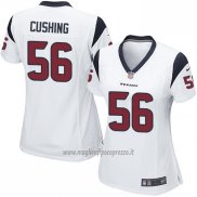 Maglia NFL Game Donna Houston Texans Cushing Bianco