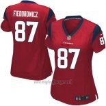Maglia NFL Game Donna Houston Texans Fiedorowicz Rosso