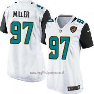 Maglia NFL Game Donna Jacksonville Jaguars Miller Bianco