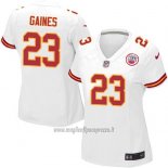 Maglia NFL Game Donna Kansas City Chiefs Gaines Bianco