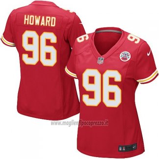 Maglia NFL Game Donna Kansas City Chiefs Howard Rosso