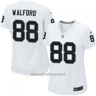 Maglia NFL Game Donna Las Vegas Raiders Walford Bianco