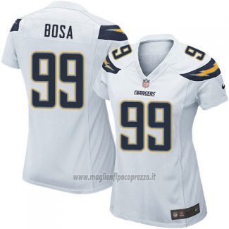 Maglia NFL Game Donna Los Angeles Chargers Bosa Bianco