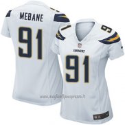 Maglia NFL Game Donna Los Angeles Chargers Mebane Bianco