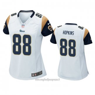 Maglia NFL Game Donna Los Angeles Rams Brycen Hopkins Bianco