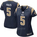 Maglia NFL Game Donna Los Angeles Rams Foles Nero