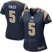 Maglia NFL Game Donna Los Angeles Rams Foles Nero