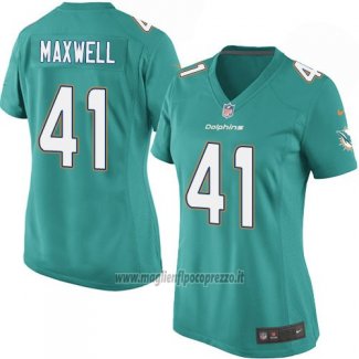 Maglia NFL Game Donna Miami Dolphins Maxwell Verde