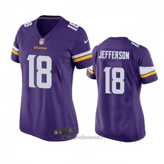 Maglia NFL Game Donna Minnesota Vikings Justin Jefferson Viola