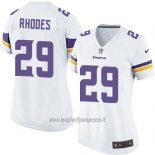 Maglia NFL Game Donna Minnesota Vikings Rhodes Bianco