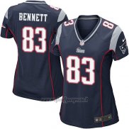 Maglia NFL Game Donna New England Patriots Bennett Nero