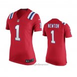 Maglia NFL Game Donna New England Patriots Cam Newton Rosso