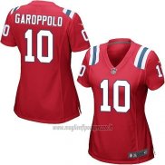 Maglia NFL Game Donna New England Patriots Garoppolo Rosso