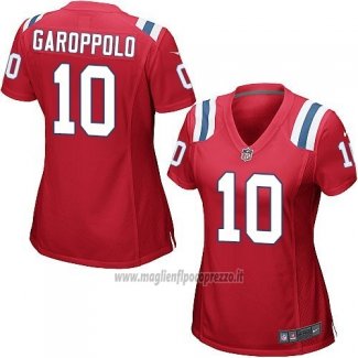 Maglia NFL Game Donna New England Patriots Garoppolo Rosso