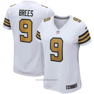 Maglia NFL Game Donna New Orleans Saints Drew Brees Alternato Bianco