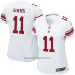 Maglia NFL Game Donna New York Giants Simms Bianco