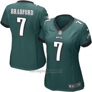 Maglia NFL Game Donna Philadelphia Eagles Bradford Verde