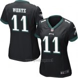 Maglia NFL Game Donna Philadelphia Eagles Wentz Nero