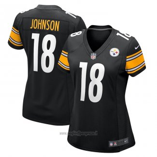Maglia NFL Game Donna Pittsburgh Steelers Diontae Johnson Nero