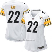 Maglia NFL Game Donna Pittsburgh Steelers Gay Bianco
