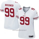 Maglia NFL Game Donna San Francisco 49ers Buckner Bianco