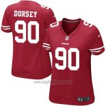 Maglia NFL Game Donna San Francisco 49ers Dorsey Rosso