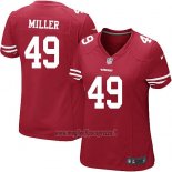 Maglia NFL Game Donna San Francisco 49ers Miller Rosso