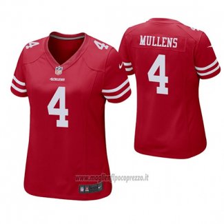 Maglia NFL Game Donna San Francisco 49ers Nick Mullens Rosso