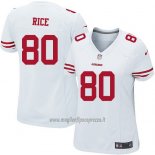 Maglia NFL Game Donna San Francisco 49ers Rice Bianco