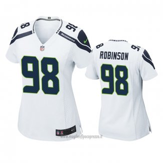Maglia NFL Game Donna Seattle Seahawks Alton Robinson Bianco