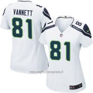 Maglia NFL Game Donna Seattle Seahawks Vannett Bianco