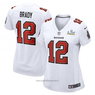 Maglia NFL Game Donna Tampa Bay Buccaneers Tom Brady Bianco
