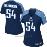Maglia NFL Game Donna Tennessee Titans Williamson Blu Scuro