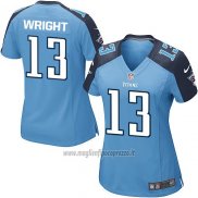 Maglia NFL Game Donna Tennessee Titans Wright Blu