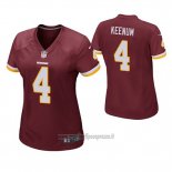 Maglia NFL Game Donna Washington Commanders Case Keenum Rosso