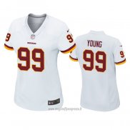 Maglia NFL Game Donna Washington Commanders Chase Young Bianco