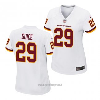 Maglia NFL Game Donna Washington Commanders Derrius Guice Bianco