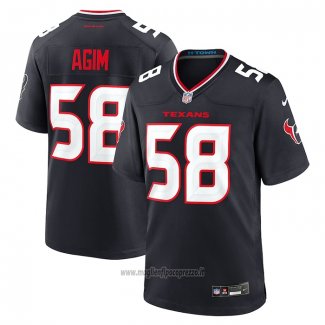 Maglia NFL Game Houston Texans Mctelvin Agim Blu
