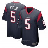 Maglia NFL Game Houston Texans Tyrod Taylor Blu