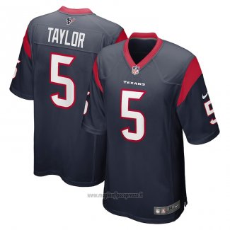 Maglia NFL Game Houston Texans Tyrod Taylor Blu