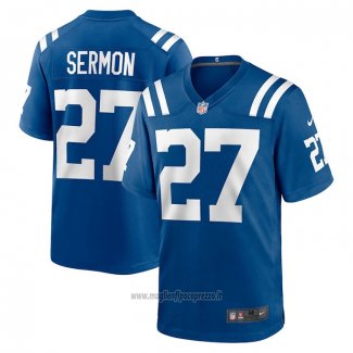 Maglia NFL Game Indianapolis Colts Trey Sermon Blu
