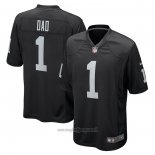 Maglia NFL Game Las Vegas Raiders Number 1 Dad Nero