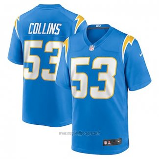 Maglia NFL Game Los Angeles Chargers Chris Collins Blu
