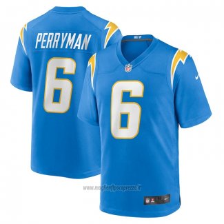 Maglia NFL Game Los Angeles Chargers Denzel Perryman Blu1