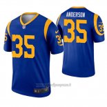 Maglia NFL Game Los Angeles Rams 35 C.j. Anderson Blu