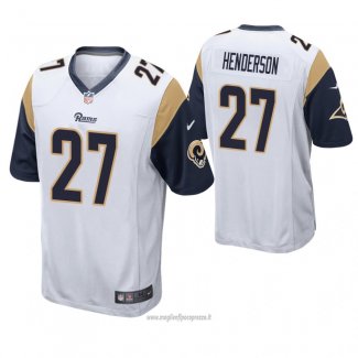 Maglia NFL Game Los Angeles Rams Darrell Henderson Bianco