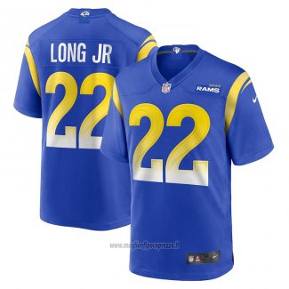 Maglia NFL Game Los Angeles Rams David Long Jr Blu