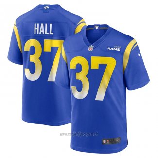 Maglia NFL Game Los Angeles Rams Tyler Hall Blu