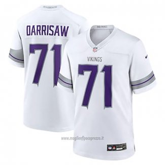 Maglia NFL Game Minnesota Vikings Christian Darrisaw Alternato Bianco
