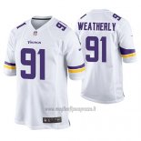 Maglia NFL Game Minnesota Vikings Stephen Weatherly Bianco